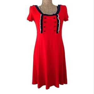 Annie 50 red rockabilly dress in size medium